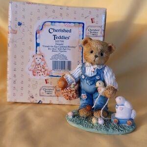 Donald Cherished Teddies Collection Bear Friends are Egg-Ceptional Blessings